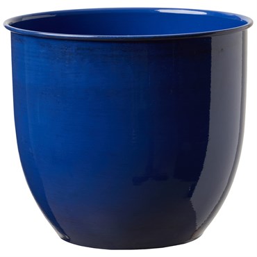 Bloem 14" Canyon Cobalt Metal Planter