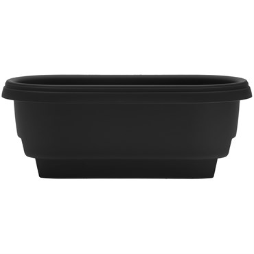 Bloem 24" Deck Rail Planter Black