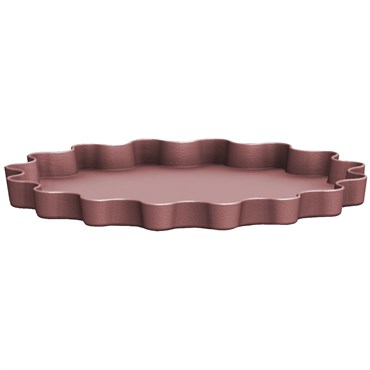 Bloem 6" Wave Deco Saucer Dusty Rose