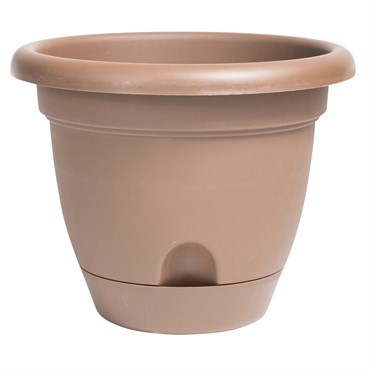 Bloem 8" Lucca Planter Chocolate