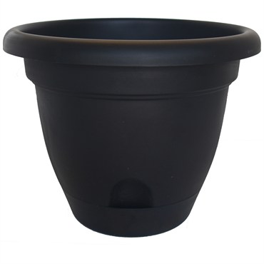 Bloem 10" Lucca Planter Black