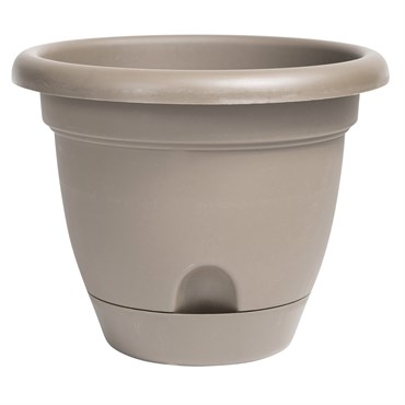 Bloem 10" Lucca Planter Pebble Stone