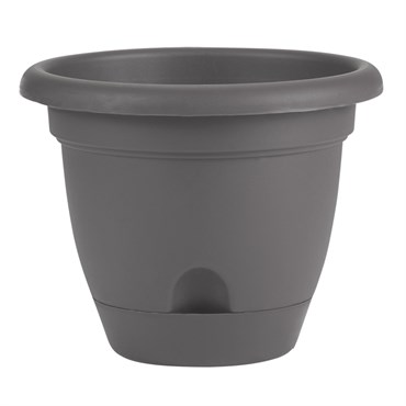 Bloem 14" Lucca Planter Charcoal