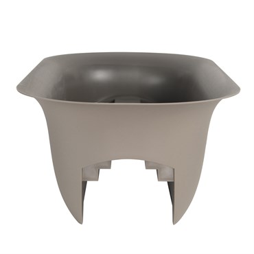Bloem 24" Modica Rail Planter Charcoal