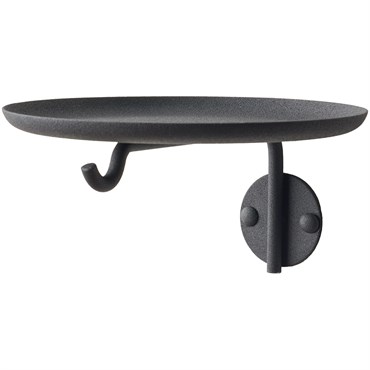 Bloem Lily Plant Wall Shelf Black