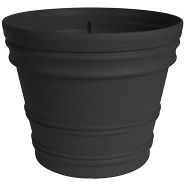 Bloem 22" Rolled Rim Planter Black