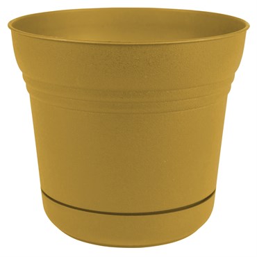 Bloem 12" Saturn Planter Earthy Yellow