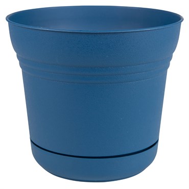 Bloem 12" Saturn Planter Classic Blue