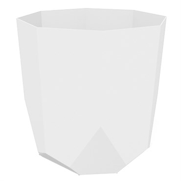 Bloem 10" Tuxton Planter Casper White