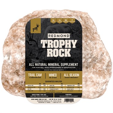 Redmond 12# Trophy Rock All Natural Mineral Supplement for Deer
