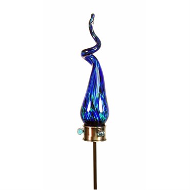 E-V Saturn Spiral Solar Swizzle Stake