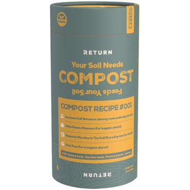 Return 1.5qt Tube Compost Recipe 8/CS