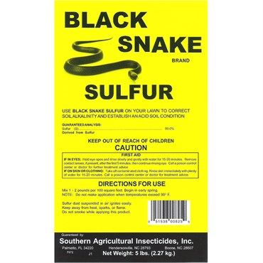 South Ag 5# Black Snake Brand Sulfur