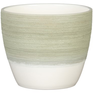 Scheurich 6.3" 950/16 Planter Matcha Cream