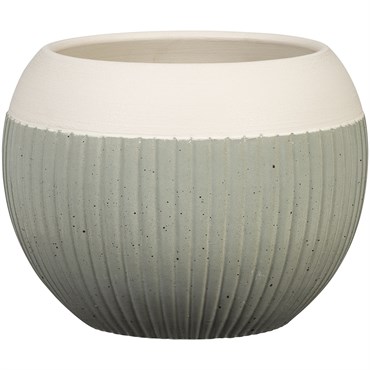 Scheurich 6.25" 719/16 Planter Bola Linea Verde
