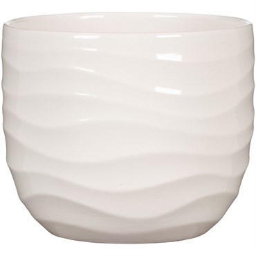 Scheurich 5" 969/13 Planter Bone White
