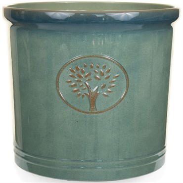 Sun Ceramica 12" Cotswold Cylinder Aqua