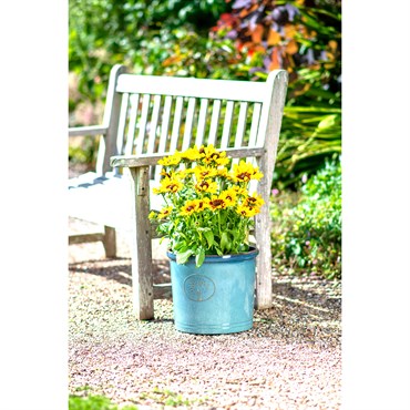 Sun Ceramica 12" Cotswold Cylinder Aqua - Image 4