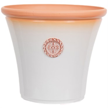 Sun Ceramica 22" Chatsworth Pot Off White