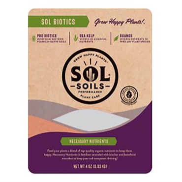 Sol Soils 4oz Biotics Necessary Nutrient 20/CS
