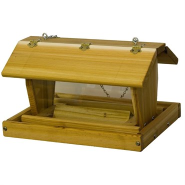 Stovall Wood 12# Medium Barn Hanging Feeder MADE IN THE USA