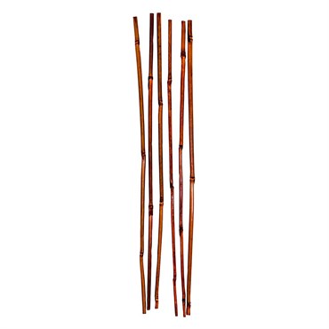 SuperMoss 6pk 18" Bamboo Sticks Mahogany