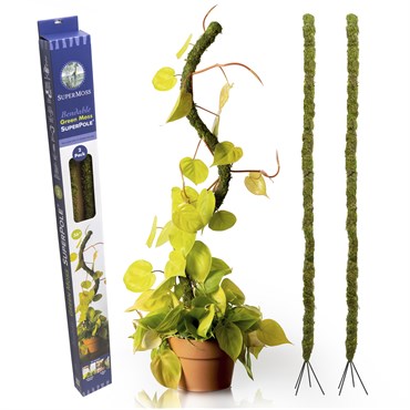 SuperMoss 2pk 36" Bendable Green Moss SuperPole