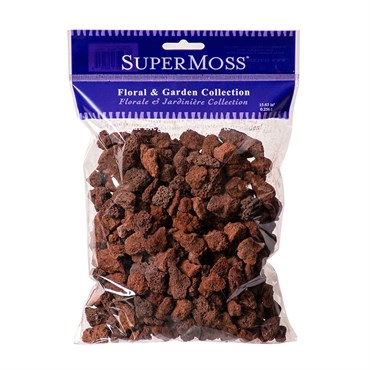 SuperMoss 3/8" Hort Lava Rock Black