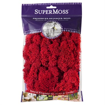 SuperMoss 2oz Reindeer Moss Red