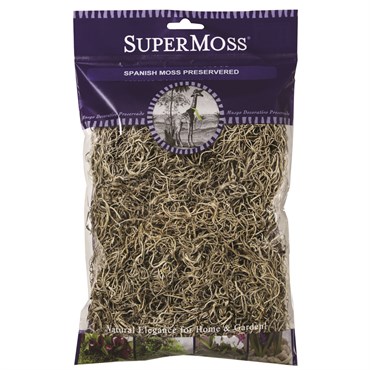 SuperMoss 2oz Spanish Moss Preserved Natural
