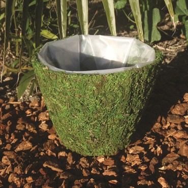 SuperMoss 2pc Set Salinas Round Moss Deco Baskets