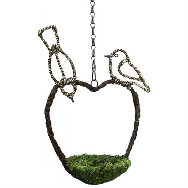 SuperMoss 7in Woven Bird Feeder Sparrow