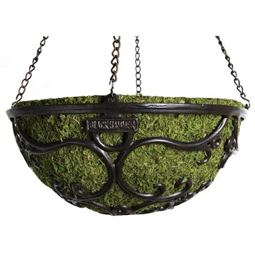 SuperMoss 14" Blackhammer Hanging Basket Macbeth Round