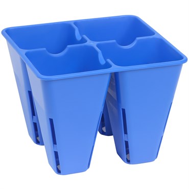 Sunpack 4 Cell Plug Tray Insert Blue