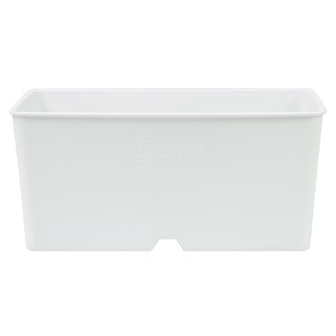 SunPack 5"x5" Heavy-Duty Square Pot White