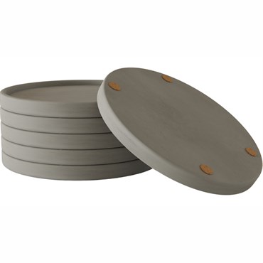 SSI 6" Round Saucer Natural