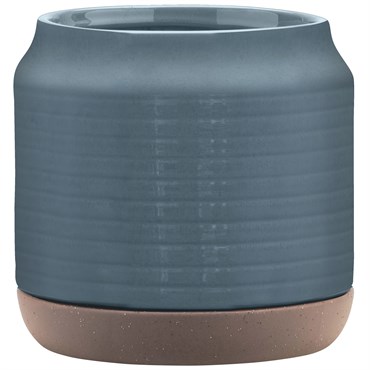 Southern Patio 6" Oakland Planter Blue Finish