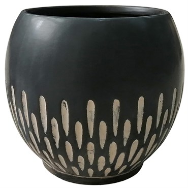 Southern Patio 6" Ava Planter Brown Finish