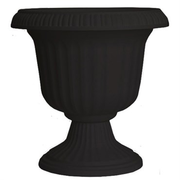 Southern Patio 19" Utopian Urn Black