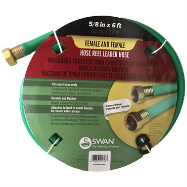 Swan 5/8"x6' Leader Hose FF