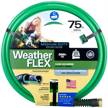 Swan 5/8"x75' WeatherFlex Medium Duty Hose