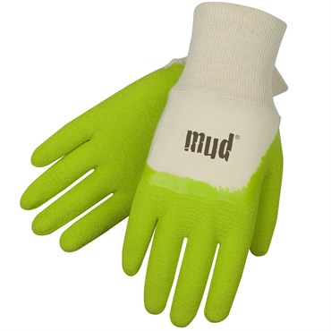 SWI Original Mud Glove Glove Lime Small Over Knuckle Latex