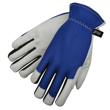 SWI Natural Mud Glove Sapphire Large Goatskin Spandex
