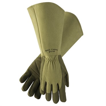 SWI West County Rose Gauntlet Glove Moss Medium
