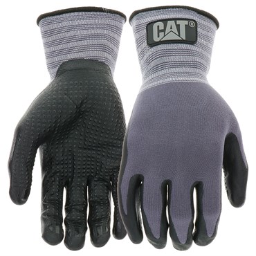 Cat XL Gray Dotted/ Dipped Nitrile