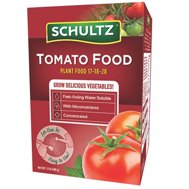 Schultz 1.5# Tom & Veg WSF Plant Food 17-18-28
