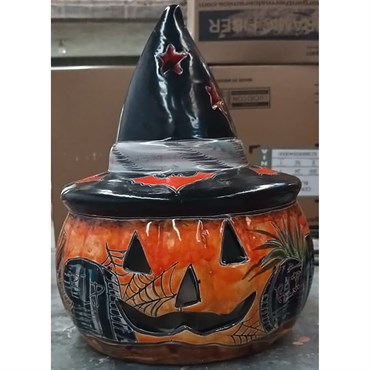 Talavera 13"H Magic Pumpkin