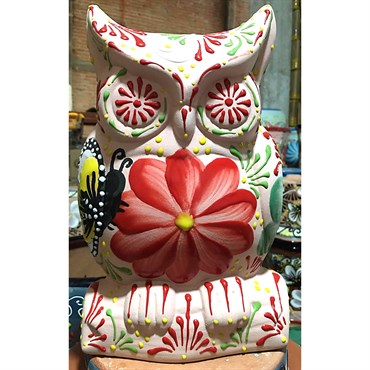 Talavera Bella Especial Owl Statue