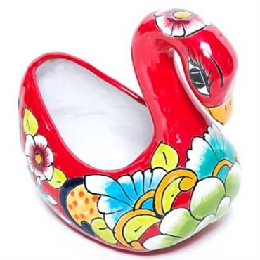 Talavera 5"H Swan Planter