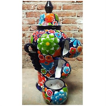 Talavera 17" Tibor Fountain with Pump
